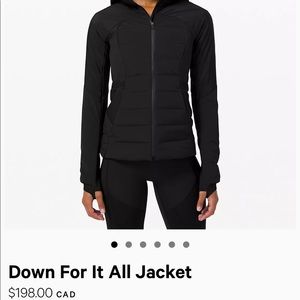 Lululemon Down For it All Jacket